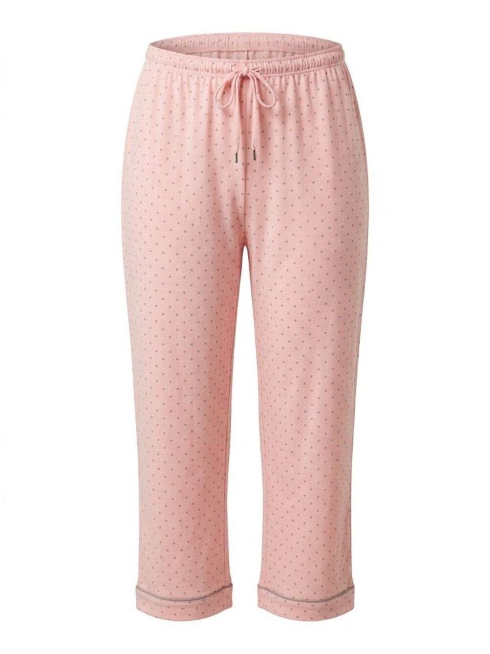 NWT Cuddl Duds Pull On Lounge Pajama Pants Sz XL Pink Polka Dot Coral Sleepwear